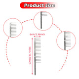 Maxbell Comb Barbecue Skewer Reusable Metal Kebab Stick for Barbecue Outdoor Chicken