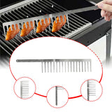 Maxbell Comb Barbecue Skewer Reusable Metal Kebab Stick for Barbecue Outdoor Chicken