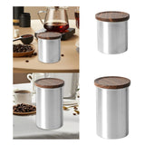 Maxbell Coffee Canister Decorative Coffee Bean Storage Container for Candy Nut Snack 380ml