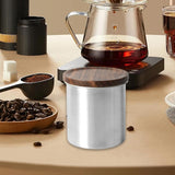 Maxbell Coffee Canister Decorative Coffee Bean Storage Container for Candy Nut Snack 380ml