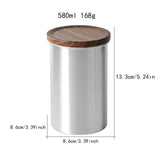 Maxbell Coffee Canister Decorative Coffee Bean Storage Container for Candy Nut Snack 580ml