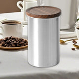 Maxbell Coffee Canister Decorative Coffee Bean Storage Container for Candy Nut Snack 580ml