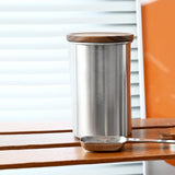 Maxbell Coffee Canister Decorative Coffee Bean Storage Container for Candy Nut Snack 580ml