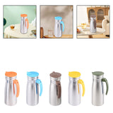 Maxbell 1000ml Stainless Steel Iced Tea Juice Pitcher for Restaurant Sturdy 8.5x23cm Orange