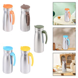Maxbell 1000ml Stainless Steel Iced Tea Juice Pitcher for Restaurant Sturdy 8.5x23cm Orange
