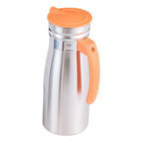 Maxbell 1000ml Stainless Steel Iced Tea Juice Pitcher for Restaurant Sturdy 8.5x23cm Orange