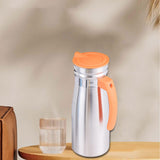 Maxbell 1000ml Stainless Steel Iced Tea Juice Pitcher for Restaurant Sturdy 8.5x23cm Orange