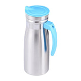 Maxbell 1000ml Stainless Steel Iced Tea Juice Pitcher for Restaurant Sturdy 8.5x23cm Blue
