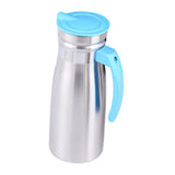 Maxbell 1000ml Stainless Steel Iced Tea Juice Pitcher for Restaurant Sturdy 8.5x23cm Blue