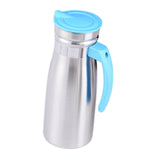 Maxbell 1000ml Stainless Steel Iced Tea Juice Pitcher for Restaurant Sturdy 8.5x23cm Blue
