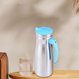 Maxbell 1000ml Stainless Steel Iced Tea Juice Pitcher for Restaurant Sturdy 8.5x23cm Blue