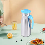 Maxbell 1000ml Stainless Steel Iced Tea Juice Pitcher for Restaurant Sturdy 8.5x23cm Blue