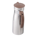 Maxbell 1000ml Stainless Steel Iced Tea Juice Pitcher for Restaurant Sturdy 8.5x23cm Brown
