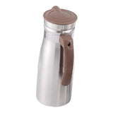 Maxbell 1000ml Stainless Steel Iced Tea Juice Pitcher for Restaurant Sturdy 8.5x23cm Brown
