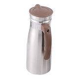 Maxbell 1000ml Stainless Steel Iced Tea Juice Pitcher for Restaurant Sturdy 8.5x23cm Brown