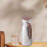 Maxbell 1000ml Stainless Steel Iced Tea Juice Pitcher for Restaurant Sturdy 8.5x23cm Brown
