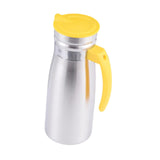 Maxbell 1000ml Stainless Steel Iced Tea Juice Pitcher for Restaurant Sturdy 8.5x23cm Yellow