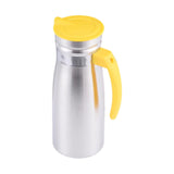 Maxbell 1000ml Stainless Steel Iced Tea Juice Pitcher for Restaurant Sturdy 8.5x23cm Yellow