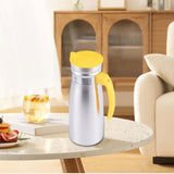 Maxbell 1000ml Stainless Steel Iced Tea Juice Pitcher for Restaurant Sturdy 8.5x23cm Yellow