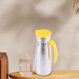 Maxbell 1000ml Stainless Steel Iced Tea Juice Pitcher for Restaurant Sturdy 8.5x23cm Yellow