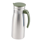Maxbell 1000ml Stainless Steel Iced Tea Juice Pitcher for Restaurant Sturdy 8.5x23cm Green