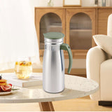 Maxbell 1000ml Stainless Steel Iced Tea Juice Pitcher for Restaurant Sturdy 8.5x23cm Green