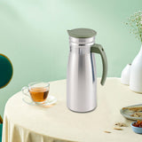 Maxbell 1000ml Stainless Steel Iced Tea Juice Pitcher for Restaurant Sturdy 8.5x23cm Green