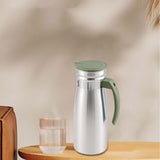 Maxbell 1000ml Stainless Steel Iced Tea Juice Pitcher for Restaurant Sturdy 8.5x23cm Green