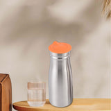 Maxbell 1.0 L Stainless Steel Iced Tea Juice Pitcher Sturdy for Restaurant 3.3x9inch Orange