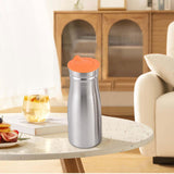 Maxbell 1.0 L Stainless Steel Iced Tea Juice Pitcher Sturdy for Restaurant 3.3x9inch Orange