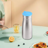 Maxbell 1.0 L Stainless Steel Iced Tea Juice Pitcher Sturdy for Restaurant 3.3x9inch Blue
