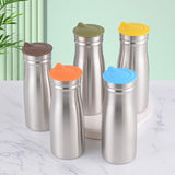 Maxbell 1.0 L Stainless Steel Iced Tea Juice Pitcher Sturdy for Restaurant 3.3x9inch Blue