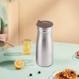 Maxbell 1.0 L Stainless Steel Iced Tea Juice Pitcher Sturdy for Restaurant 3.3x9inch Brown