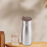 Maxbell 1.0 L Stainless Steel Iced Tea Juice Pitcher Sturdy for Restaurant 3.3x9inch Brown