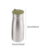 Maxbell 1.0 L Stainless Steel Iced Tea Juice Pitcher Sturdy for Restaurant 3.3x9inch Green