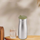 Maxbell 1.0 L Stainless Steel Iced Tea Juice Pitcher Sturdy for Restaurant 3.3x9inch Green