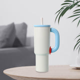 Maxbell Insulated Tumbler Keep Cold Resuable Coffee Cup for Fishing Women Men Picnic White