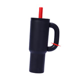 Maxbell Insulated Tumbler Keep Cold Resuable Coffee Cup for Fishing Women Men Picnic Black