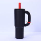Maxbell Insulated Tumbler Keep Cold Resuable Coffee Cup for Fishing Women Men Picnic Black