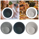 Maxbell Silicone Drink Coaster Coffee Drink Mat Non Slip Placemat for Any Table white