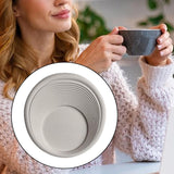 Maxbell Silicone Drink Coaster Coffee Drink Mat Non Slip Placemat for Any Table white