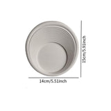 Maxbell Silicone Drink Coaster Coffee Drink Mat Non Slip Placemat for Any Table white