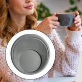 Maxbell Silicone Drink Coaster Coffee Drink Mat Non Slip Placemat for Any Table grey