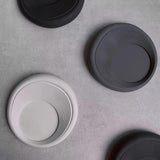 Maxbell Silicone Drink Coaster Coffee Drink Mat Non Slip Placemat for Any Table grey