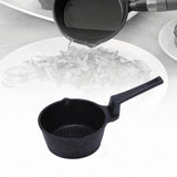 Maxbell Butter Warmer Pot with Handle Mini Oil Warmer Pot for Restaurant Frying Home Black
