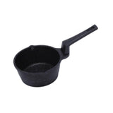 Maxbell Butter Warmer Pot with Handle Mini Oil Warmer Pot for Restaurant Frying Home Black
