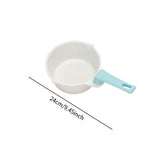 Maxbell Butter Warmer Pot with Handle Mini Oil Warmer Pot for Restaurant Frying Home White