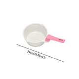 Maxbell Butter Warmer Pot with Handle Mini Oil Warmer Pot for Restaurant Frying Home Pink