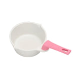 Maxbell Butter Warmer Pot with Handle Mini Oil Warmer Pot for Restaurant Frying Home Pink