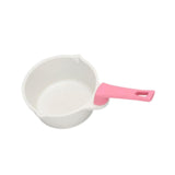 Maxbell Butter Warmer Pot with Handle Mini Oil Warmer Pot for Restaurant Frying Home Pink